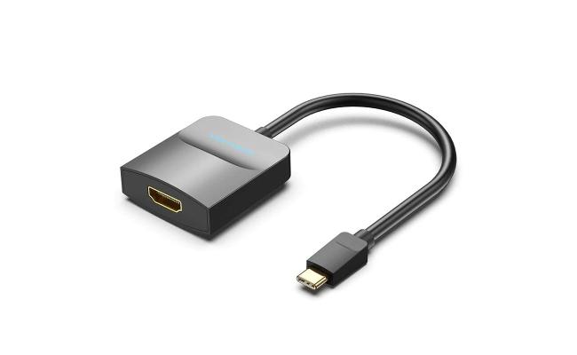 Vention Type-C to HDMI Adapter 0.15M Black ABS Type