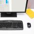 Logitech MK330 Wireless Keyboard & Mouse Combo with USB-Receiver Long Battery Life PC/Laptop Arabic / English Layout - Black
