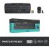Logitech MK330 Wireless Keyboard & Mouse Combo with USB-Receiver Long Battery Life PC/Laptop Arabic / English Layout - Black