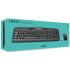 Logitech MK330 Wireless Keyboard & Mouse Combo with USB-Receiver Long Battery Life PC/Laptop Arabic / English Layout - Black