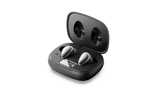 Vention True Wireless Bluetooth V5.3, ANC + ENC Tech, Dual Mode, Digital Battery, High-Quality Stere Earbuds Tiny T13 Black