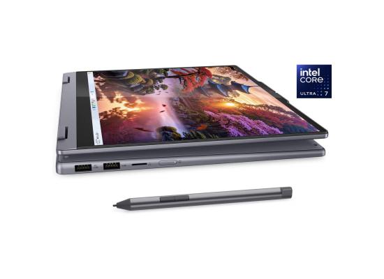 Lenovo IdeaPad 5 2-in-1 intel® Ultra 7 Gen II 255U 12-Cores 2-in-1 Touch Display MIL-SPEC Durability w/ 16GB DDR5 512GB SSD Lenovo® Digital Pen 2 , Luna Grey