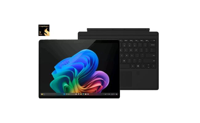 Microsoft Surface Pro 11 Copilot+ PC Snapdragon X Plus 10-Cores AI-Accelerated 2-in-1 Touch (512GB/16GB) w/ IPS 2.8K 120Hz Display + Keyboard Bundle - Black