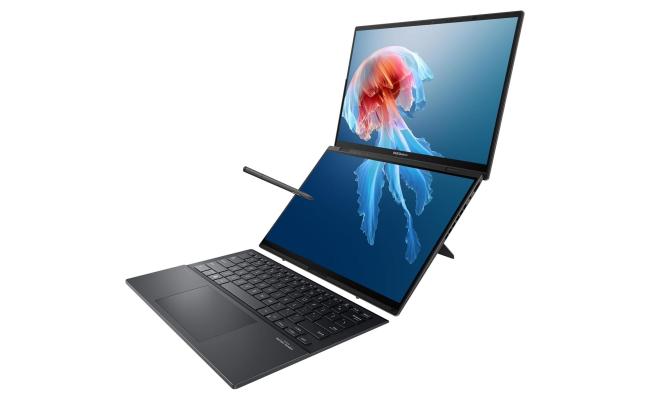 ASUS Zenbook Duo Intel Core Ultra 7 155H 16-Cores w/ Dual 14" OLED Touch Screens & BIG Battery - Inkwell Gray ASUS Zenbook Duo Intel Core Ultra 7 155H 16-Cores w/ Dual 14" OLED Touch Screens & BIG Battery - Inkwell Gray