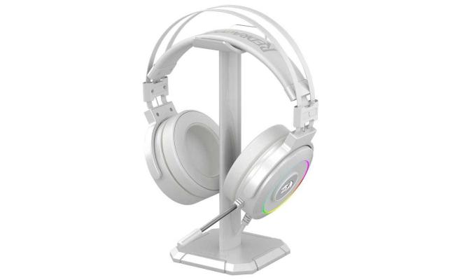 Redragon H320 Lamia 7.1 Surround Sound Volume Control Noise Cancelling RGB Light w/ Stand - White Redragon H320 Lamia 7.1 Surround Sound Volume Control Noise Cancelling RGB Light w/ Stand - White
