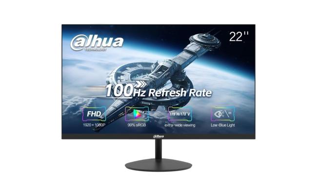 Dahua 22” Full HD 100Hz Anti-Blue Light Eye-Protective Micro Bezel Design w/ HDMI & VGA Interface